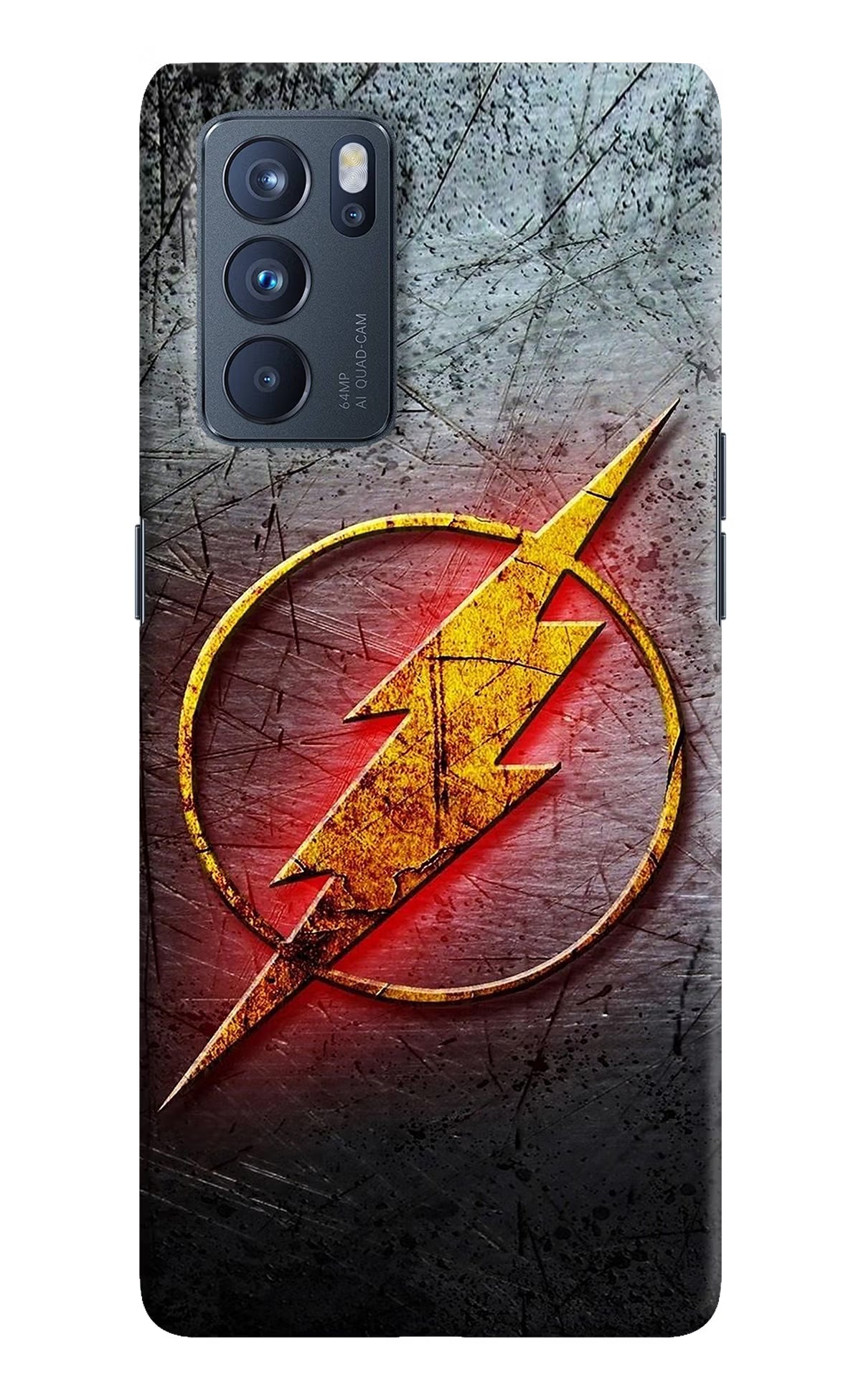 Flash Oppo Reno6 Pro 5G Hard Case Back Cover by Casekaro