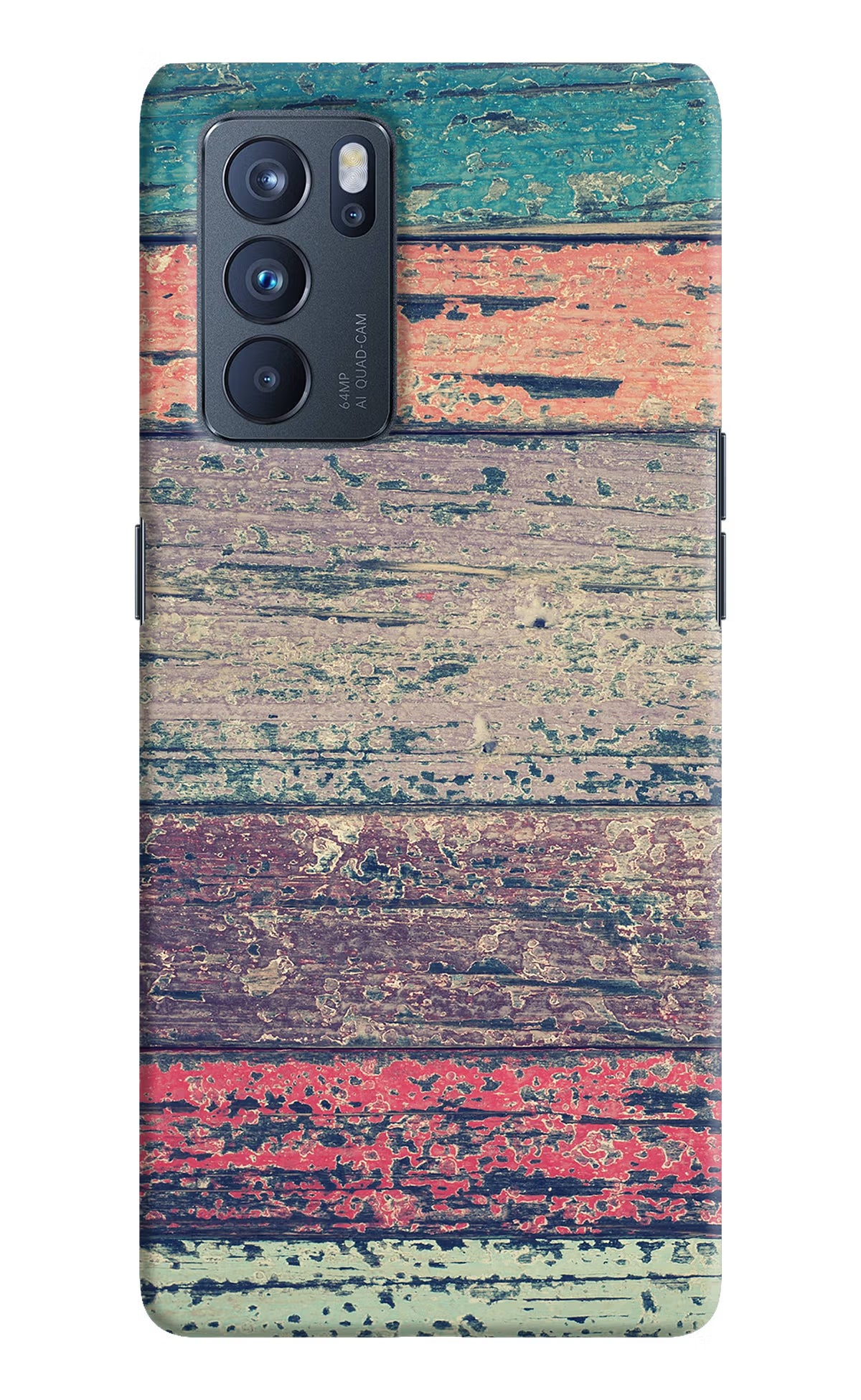 Colourful Wall Oppo Reno6 Pro 5G Hard Case Back Cover by Casekaro