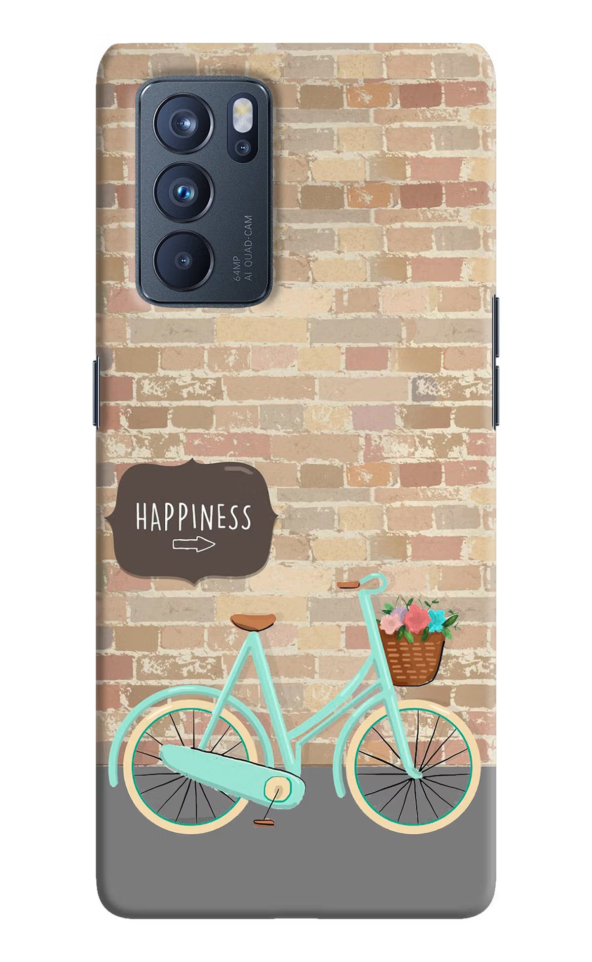 Happiness Artwork Oppo Reno6 Pro 5G Hard Case Back Cover by Casekaro