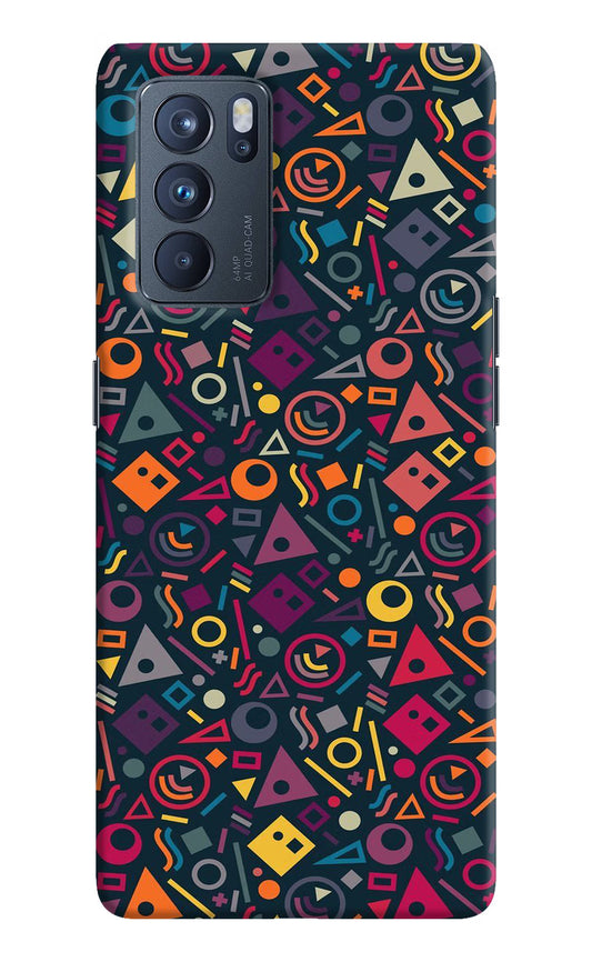 Geometric Abstract Oppo Reno6 Pro 5G Hard Case Back Cover by Casekaro