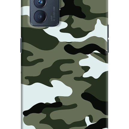 Camouflage Oppo Reno6 Pro 5G Hard Case Back Cover by Casekaro