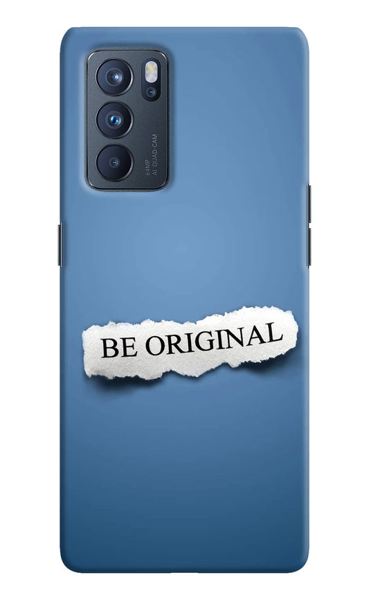 Be Original Oppo Reno6 Pro 5G Hard Case Back Cover by Casekaro
