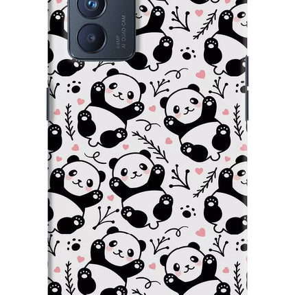 Cute Panda Oppo Reno6 Pro 5G Hard Case Back Cover by Casekaro