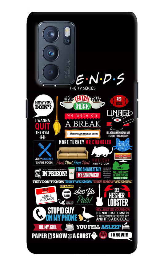 FRIENDS Oppo Reno6 Pro 5G Hard Case Back Cover by Casekaro