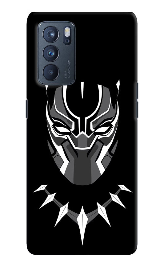 Black Panther Oppo Reno6 Pro 5G Hard Case Back Cover by Casekaro