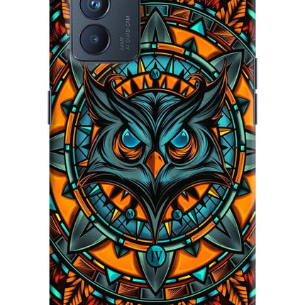 Angry Owl Art Oppo Reno6 Pro 5G Hard Case Back Cover by Casekaro