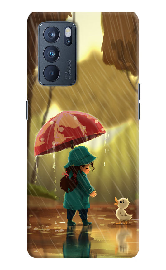 Rainy Day Oppo Reno6 Pro 5G Hard Case Back Cover by Casekaro