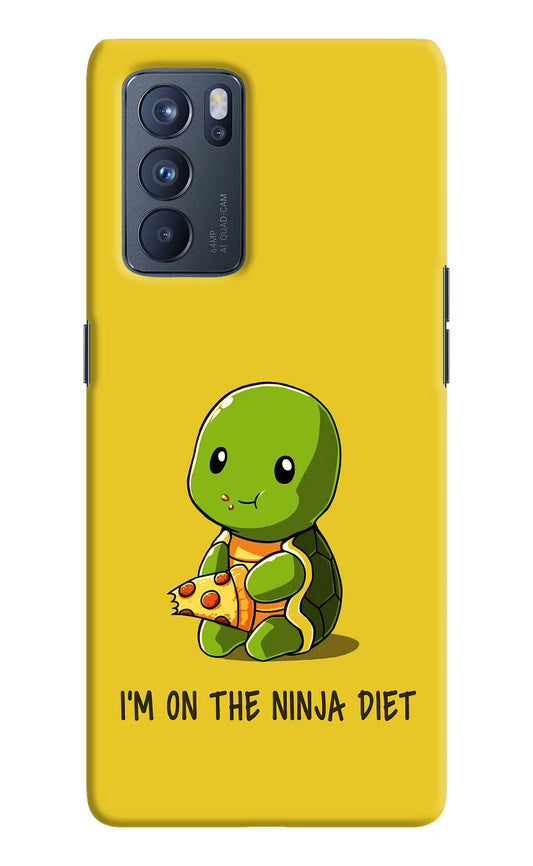 I'm on Ninja Diet Oppo Reno6 Pro 5G Hard Case Back Cover by Casekaro