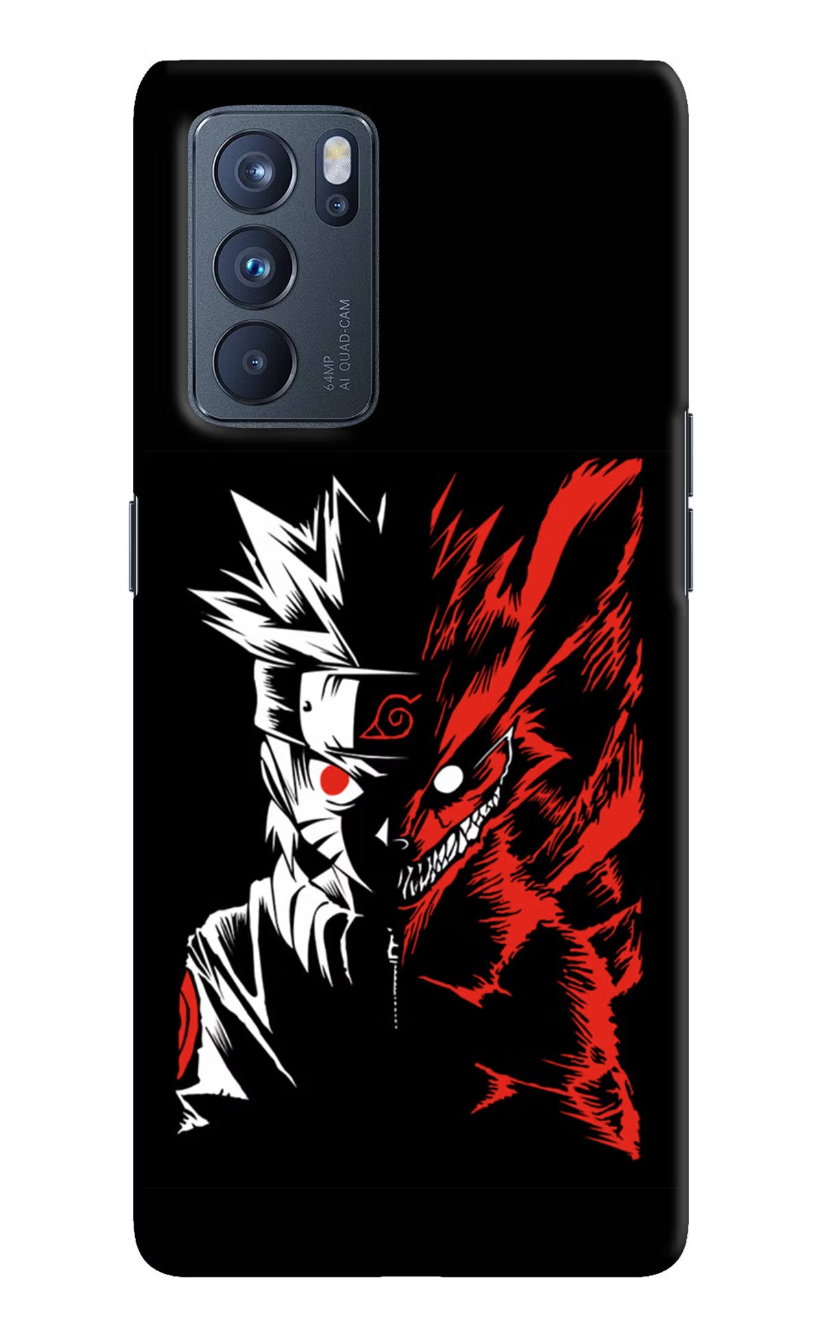 Naruto Two Face Oppo Reno6 Pro 5G Hard Case Back Cover by Casekaro
