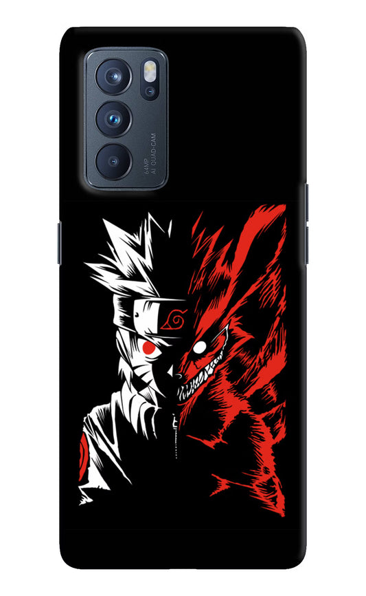 Naruto Two Face Oppo Reno6 Pro 5G Hard Case Back Cover by Casekaro