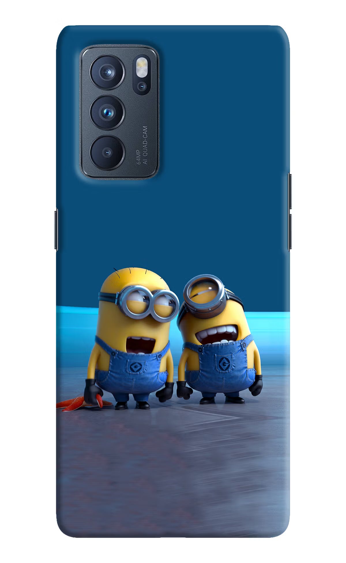 Minion Laughing Oppo Reno6 Pro 5G Hard Case Back Cover by Casekaro