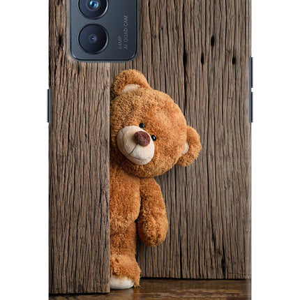 Teddy Wooden Oppo Reno6 Pro 5G Hard Case Back Cover by Casekaro
