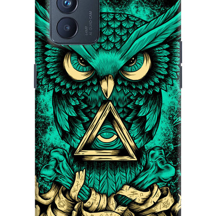 Green Owl Oppo Reno6 Pro 5G Hard Case Back Cover by Casekaro