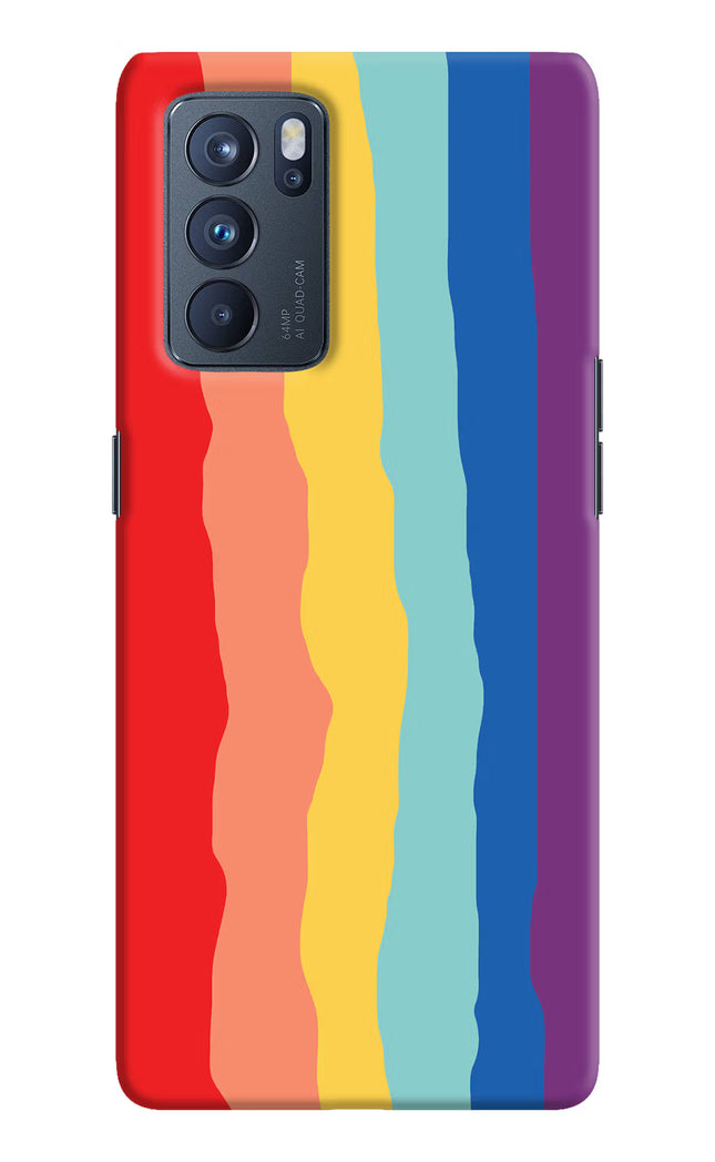 Rainbow Oppo Reno6 Pro 5G Hard Case Back Cover by Casekaro