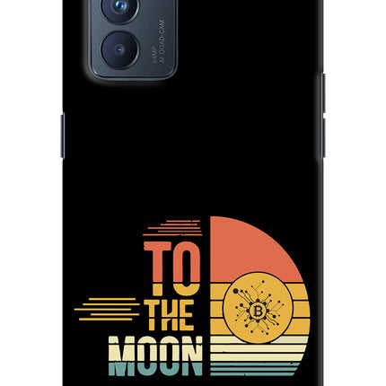 To the Moon Oppo Reno6 Pro 5G Hard Case Back Cover by Casekaro