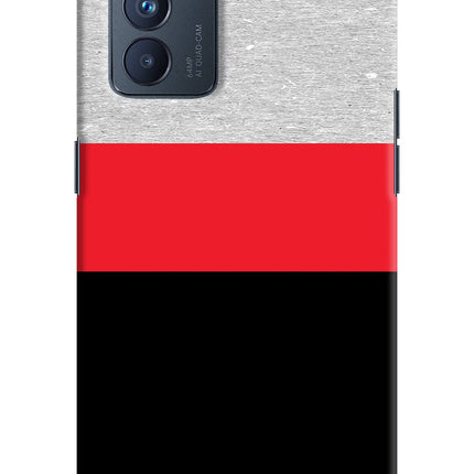 Tri Color Pattern Oppo Reno6 Pro 5G Hard Case Back Cover by Casekaro