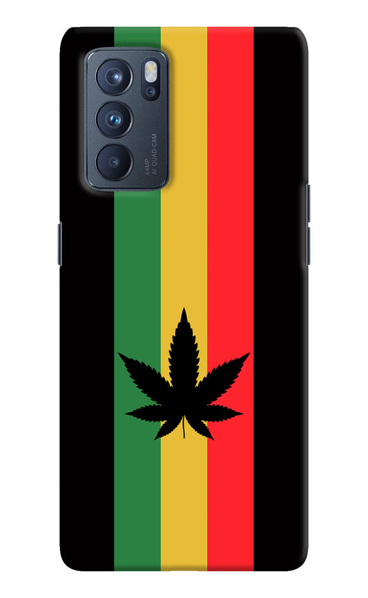 Weed Flag Oppo Reno6 Pro 5G Hard Case Back Cover by Casekaro