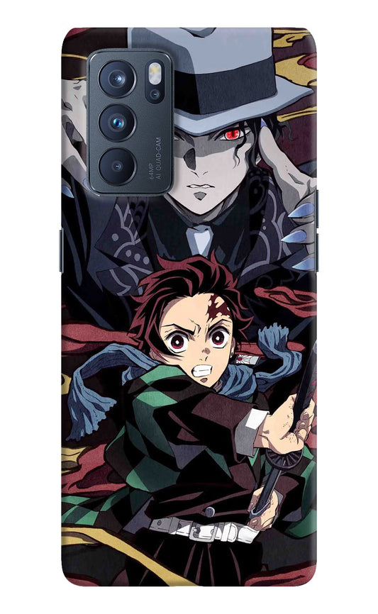 Demon Slayer Oppo Reno6 Pro 5G Hard Case Back Cover by Casekaro