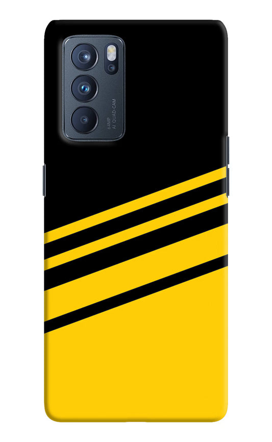 Yellow Shades Oppo Reno6 Pro 5G Hard Case Back Cover by Casekaro