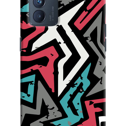 Geometric Graffiti Oppo Reno6 Pro 5G Hard Case Back Cover by Casekaro