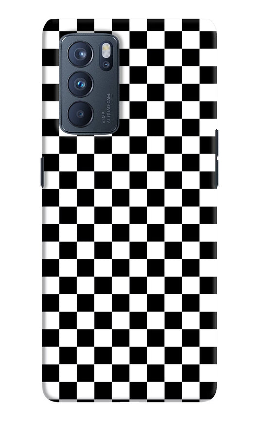 Chess Board Oppo Reno6 Pro 5G Hard Case Back Cover by Casekaro