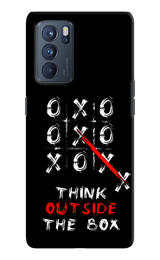 Think out of the BOX Oppo Reno6 Pro 5G Hard Case Back Cover by Casekaro