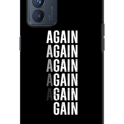Again Again Gain Oppo Reno6 Pro 5G Hard Case Back Cover by Casekaro