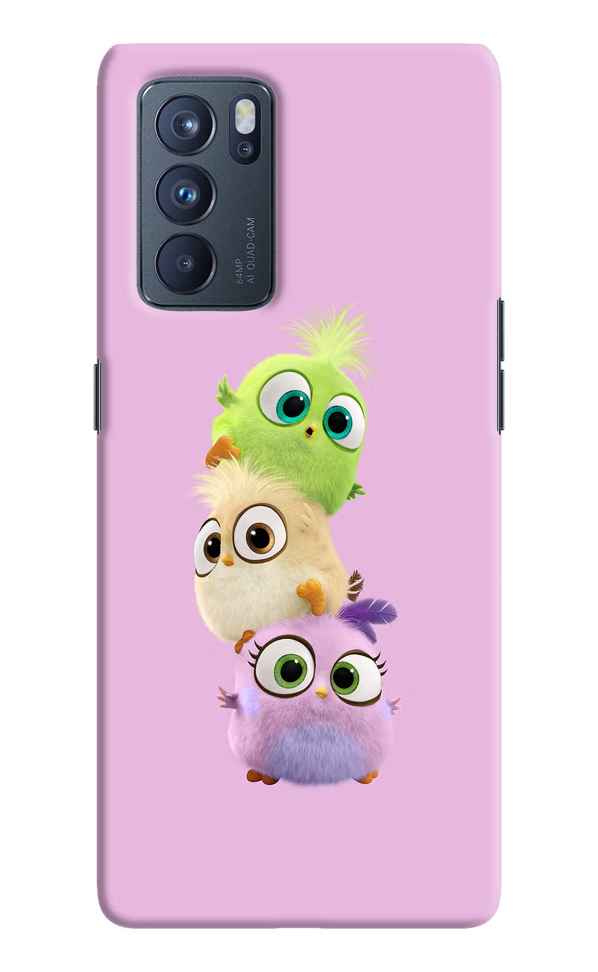 Cute Little Birds Oppo Reno6 Pro 5G Hard Case Back Cover by Casekaro