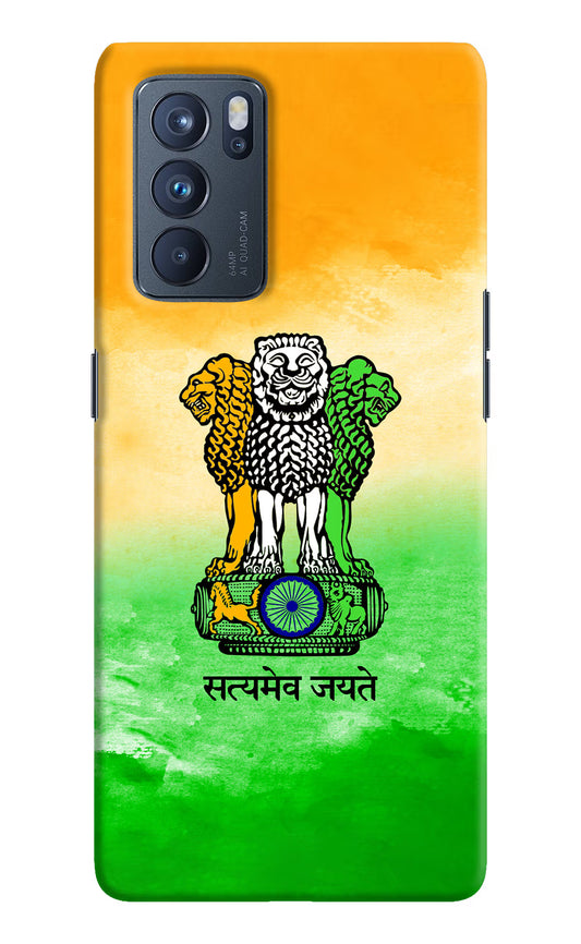 Satyamev Jayate Flag Oppo Reno6 Pro 5G Hard Case Back Cover by Casekaro