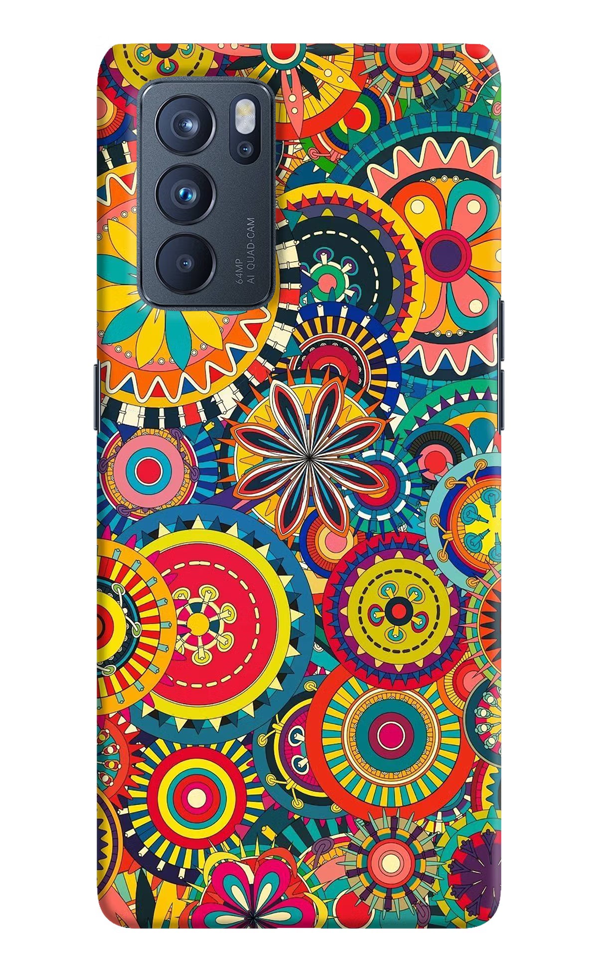 Gol Gol Art Oppo Reno6 Pro 5G Hard Case Back Cover by Casekaro