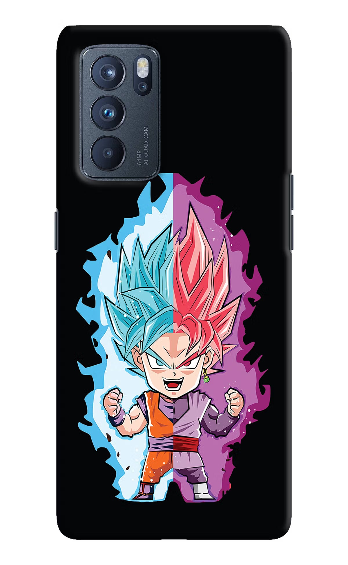 Chota Goku Oppo Reno6 Pro 5G Hard Case Back Cover by Casekaro