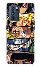 Naruto Character Oppo Reno6 Pro 5G Hard Case Back Cover by Casekaro