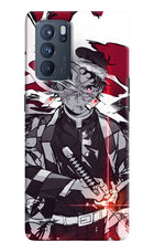 Demon Slayer Oppo Reno6 Pro 5G Hard Case Back Cover by Casekaro