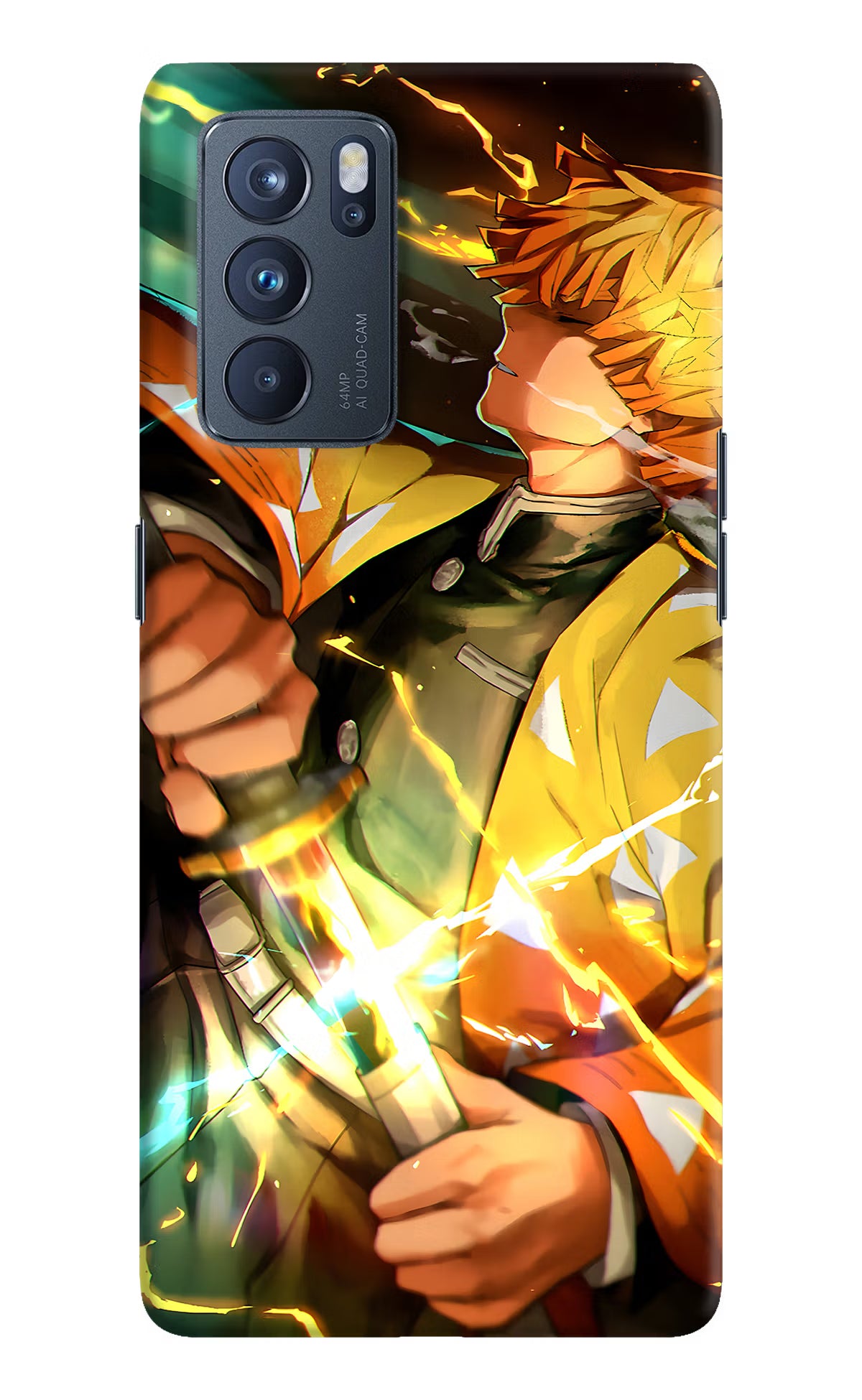 Demon Slayer Oppo Reno6 Pro 5G Hard Case Back Cover by Casekaro