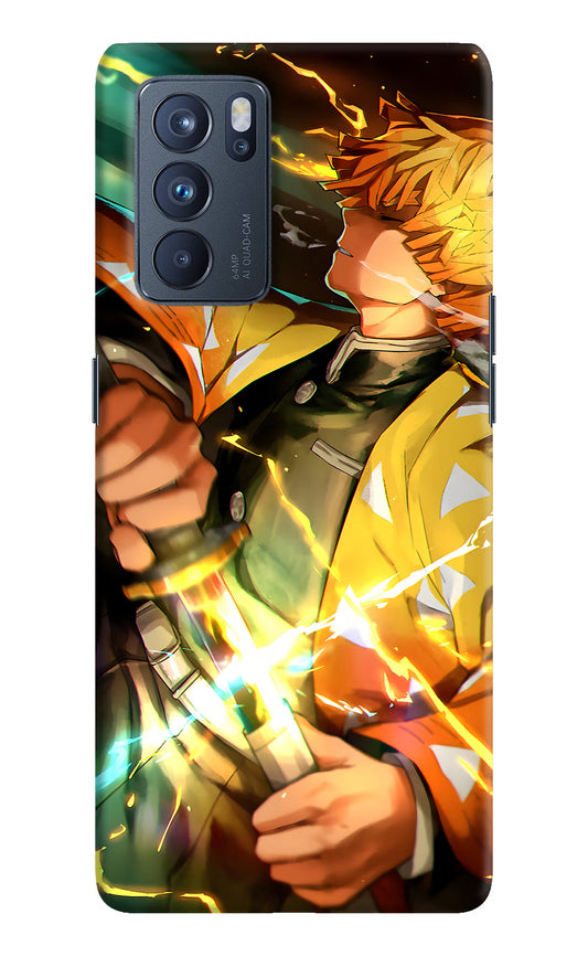 Demon Slayer Oppo Reno6 Pro 5G Hard Case Back Cover by Casekaro