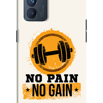 No Pain No Gain Oppo Reno6 Pro 5G Hard Case Back Cover by Casekaro