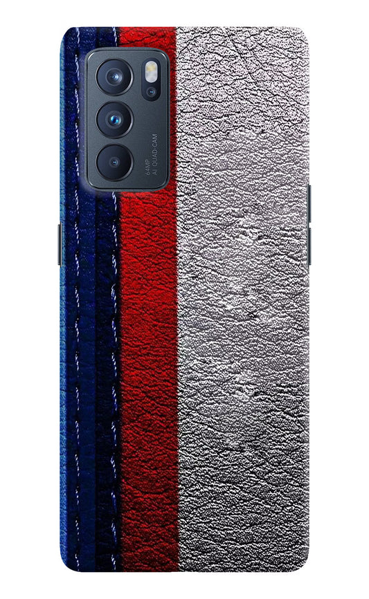 BMW Stripes Oppo Reno6 Pro 5G Hard Case Back Cover by Casekaro