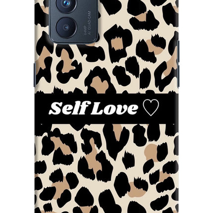 Leopard Print Self Love Oppo Reno6 Pro 5G Hard Case Back Cover by Casekaro