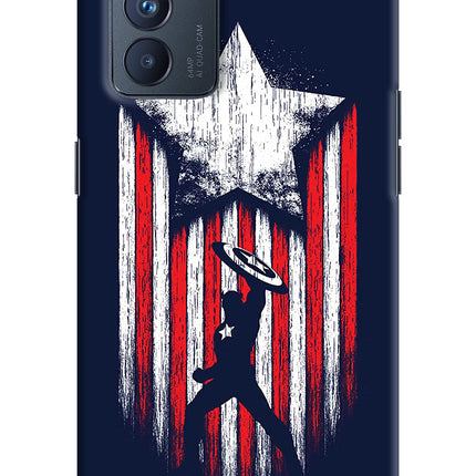 Captain America Marvel Art Oppo Reno6 Pro 5G Hard Case Back Cover by Casekaro