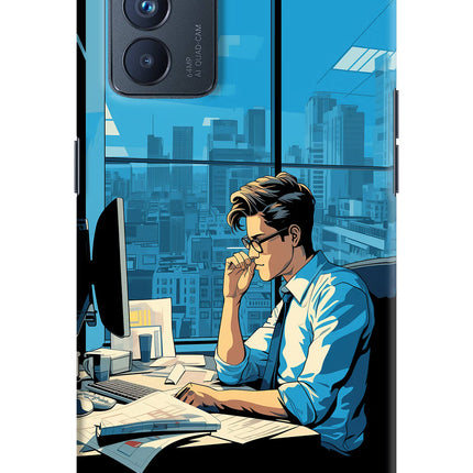 Focused Hustler (AI Generated) Oppo Reno6 Pro 5G Hard Case Back Cover by Casekaro