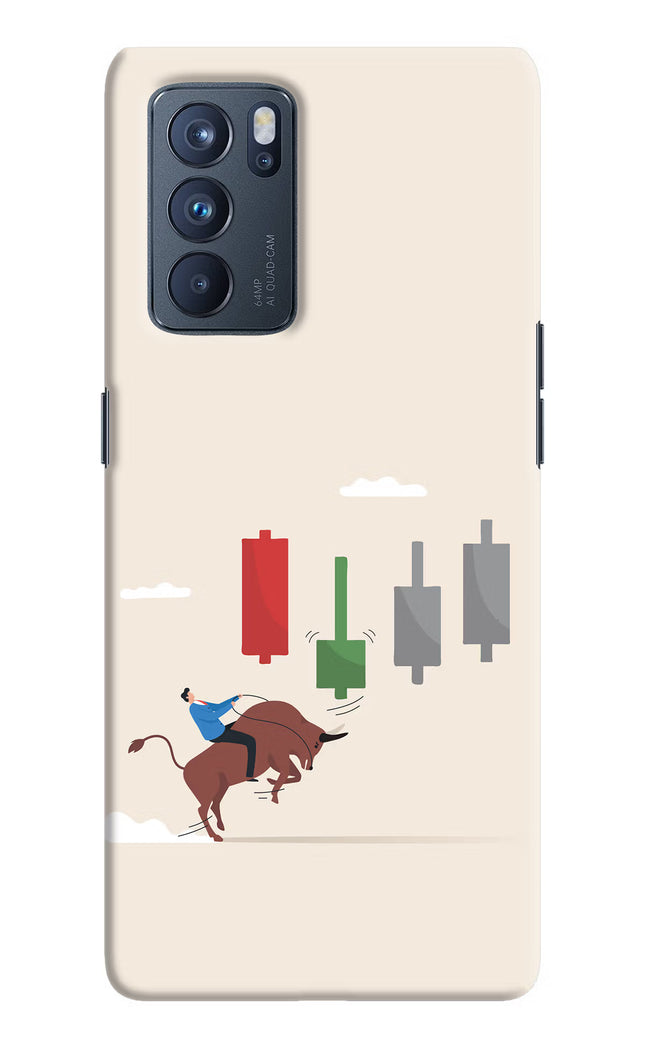 Bull Trading Momentum Oppo Reno6 Pro 5G Hard Case Back Cover by Casekaro