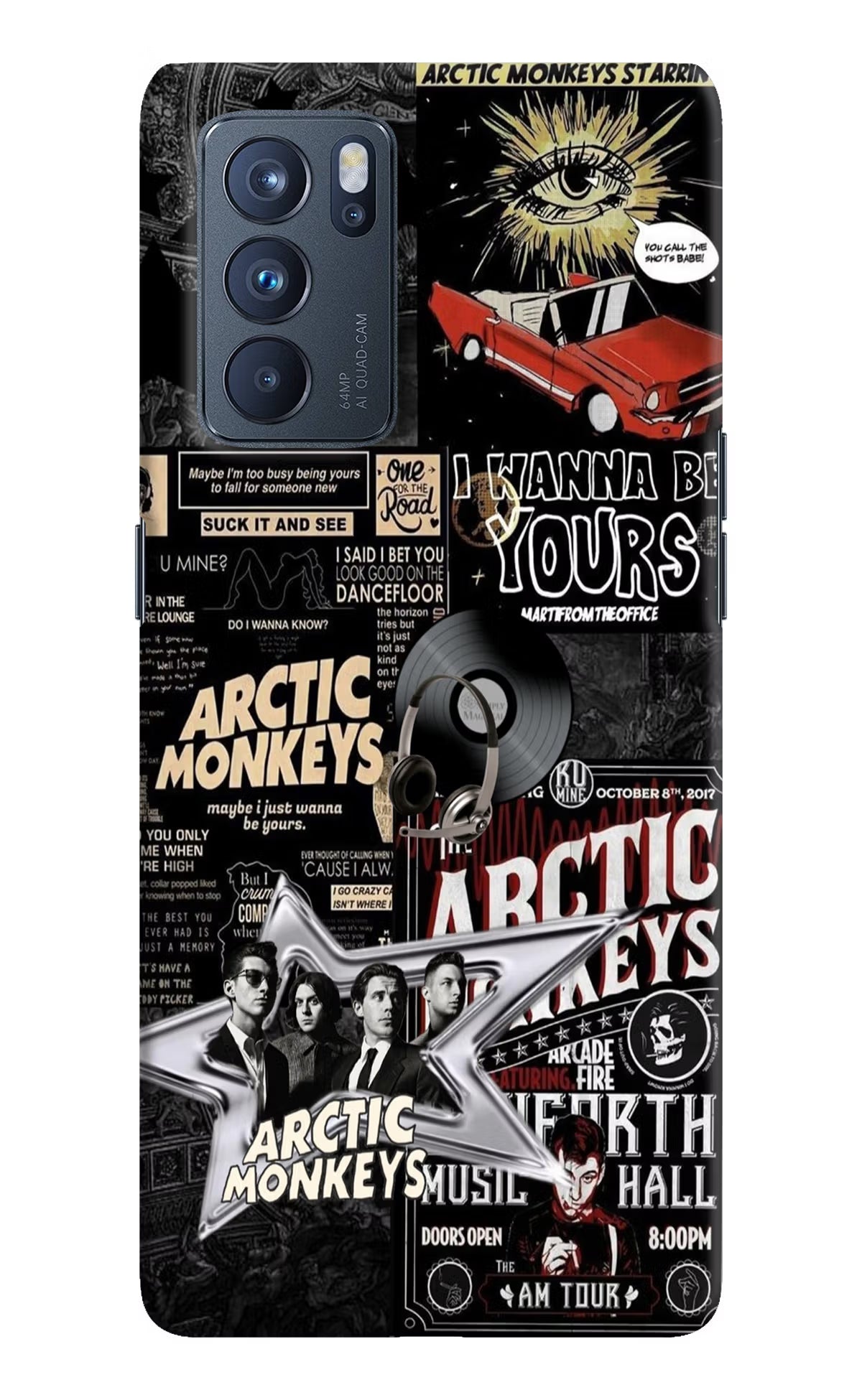 Arctic Monkeys Oppo Reno6 Pro 5G Hard Case Back Cover by Casekaro