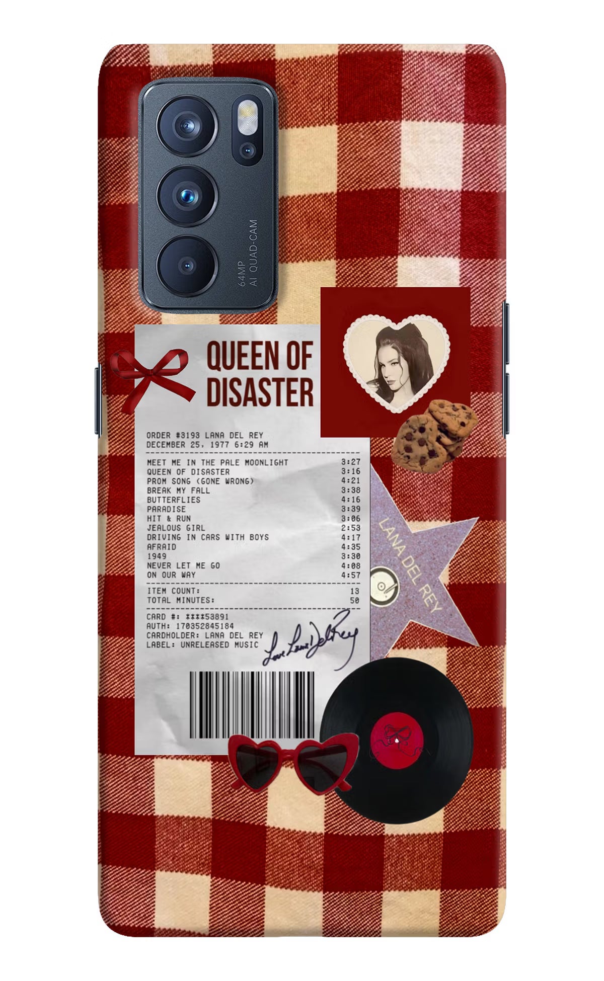 Queen of Disaster Oppo Reno6 Pro 5G Hard Case Back Cover by Casekaro