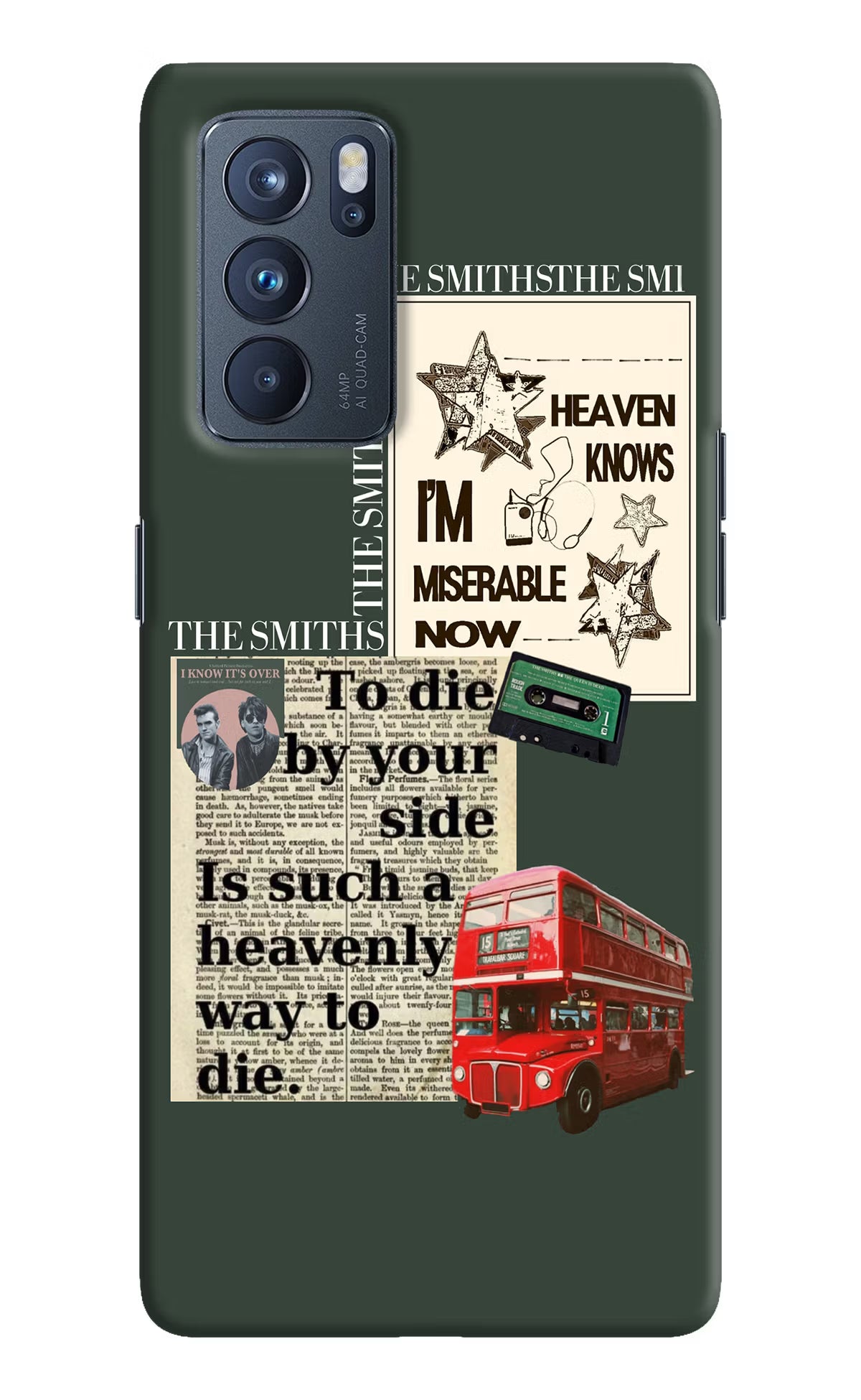 The Smiths Oppo Reno6 Pro 5G Hard Case Back Cover by Casekaro