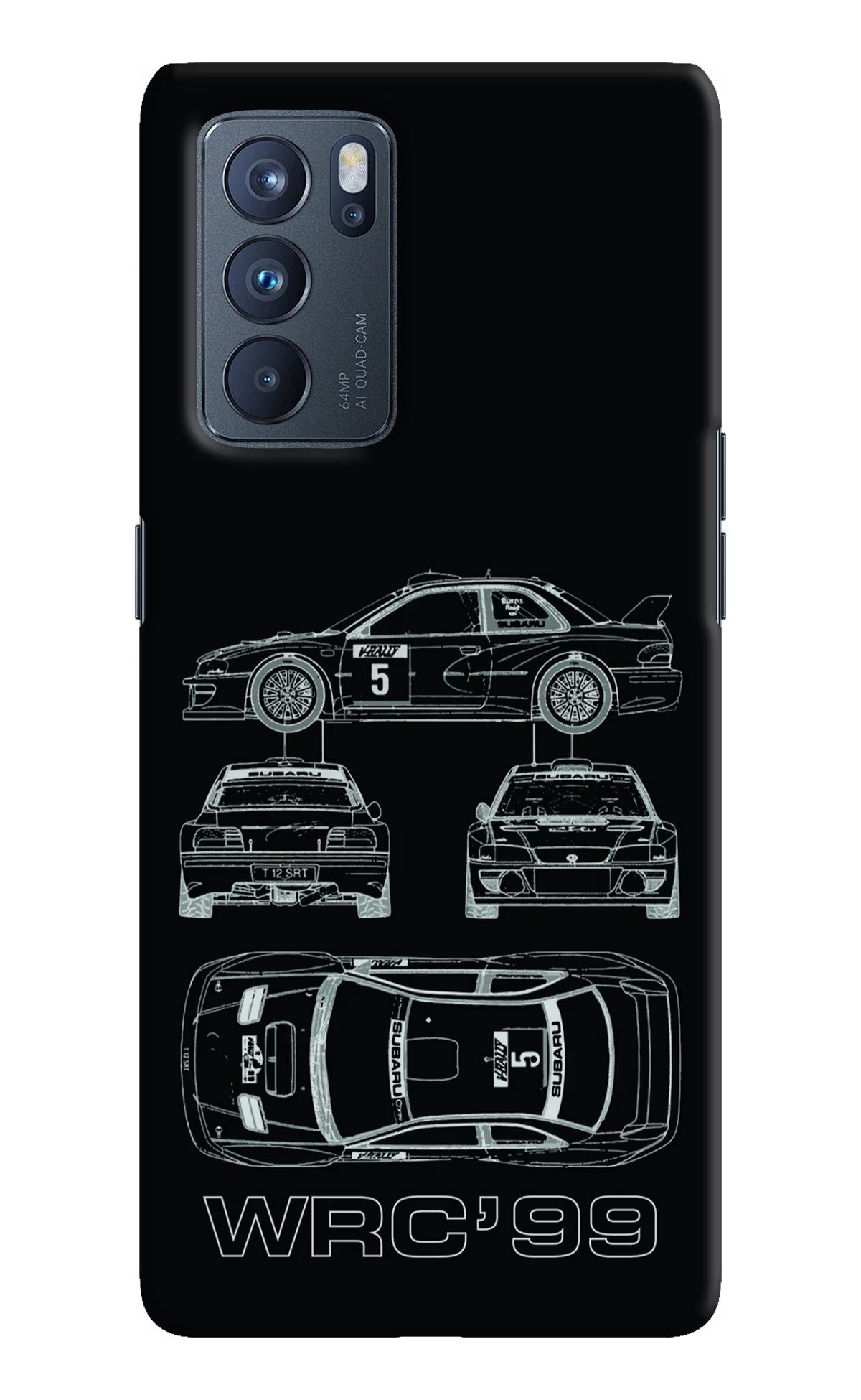 WRC'99 Oppo Reno6 Pro 5G Hard Case Back Cover by Casekaro