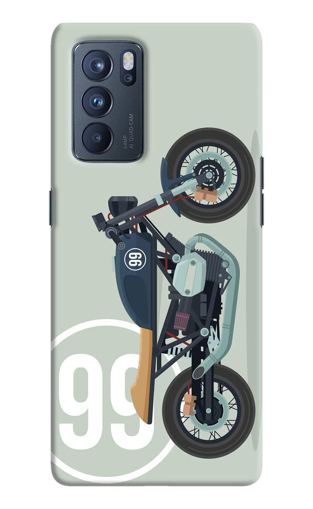 Classic Cafe Racer 99 Oppo Reno6 Pro 5G Hard Case Back Cover by Casekaro