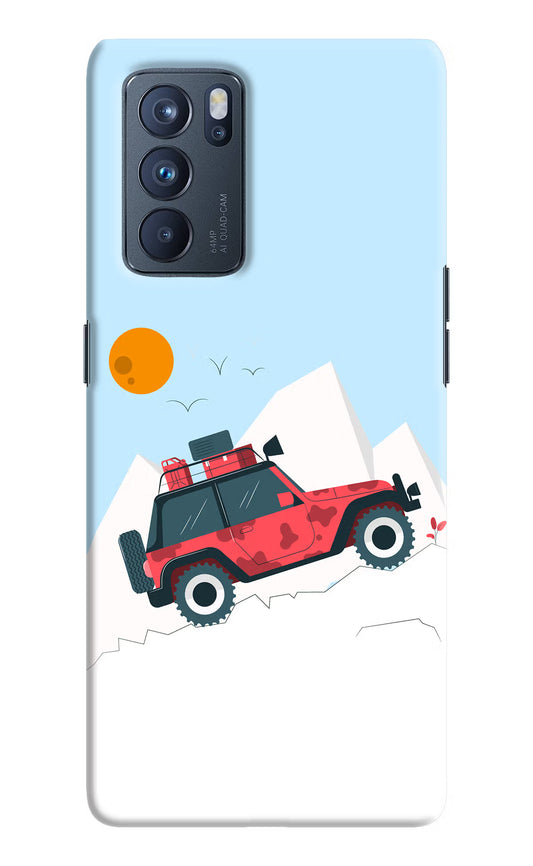 Mountain Trail Beast Oppo Reno6 Pro 5G Hard Case Back Cover by Casekaro