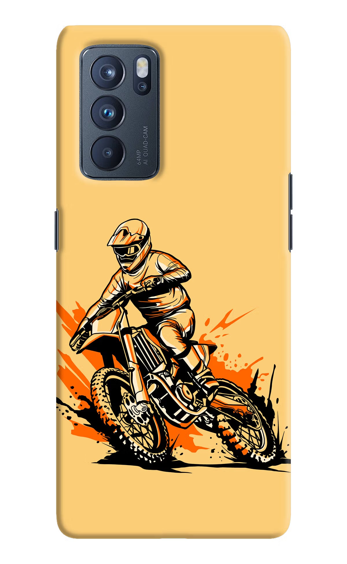 Off-Road Fury Oppo Reno6 Pro 5G Hard Case Back Cover by Casekaro
