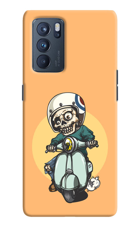 Undead Biker Oppo Reno6 Pro 5G Hard Case Back Cover by Casekaro