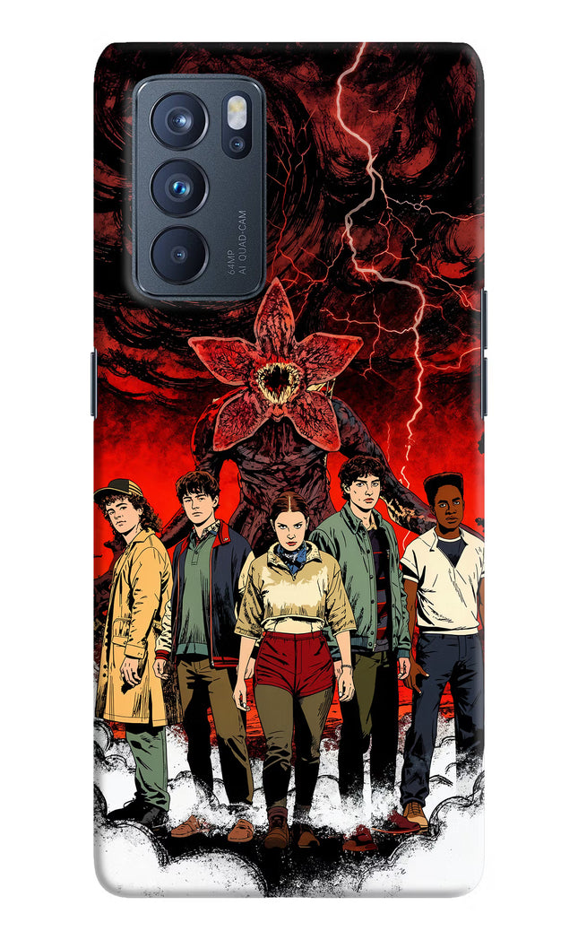 Ordinary Things Characters Oppo Reno6 Pro 5G Hard Case Back Cover by Casekaro